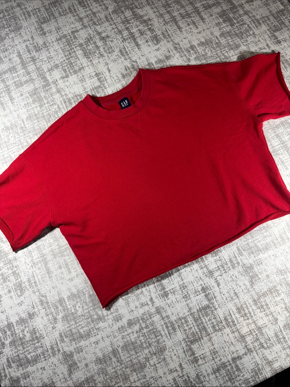 Y2K Gap Womens Red TallGrand red shirt size M 20.5X24